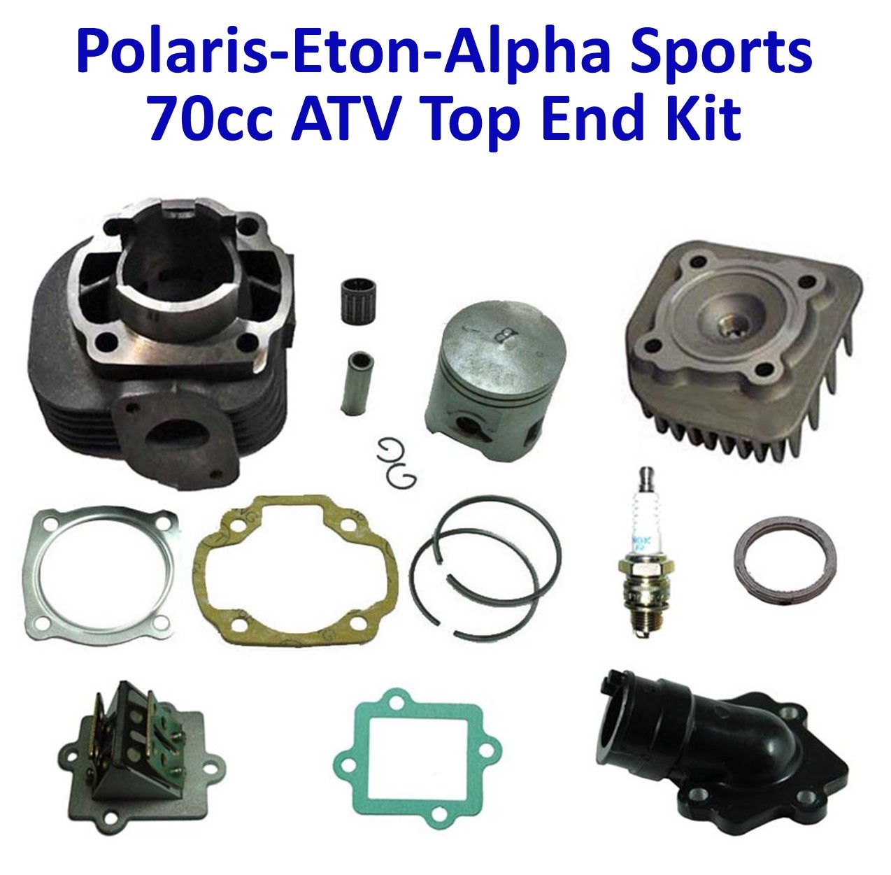 Polaris-Eton-Alpha Sports 70cc 2-Stroke Top End Cylinder Kit