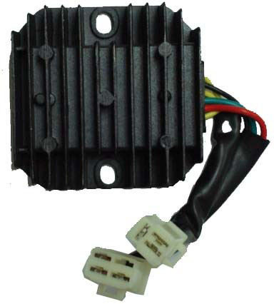 Voltage Regulator Rectifier 150cc 4-stroke 3 Pin Jack + 4 Pins in a 4 Pin Jack 80x65mm