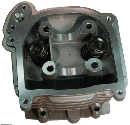 Cylinder Head 39mm 49cc GY6-QMB Motors Valve L=64mm (With Valves, Springs, EGR) Fits Most 49cc Chinese Scooters