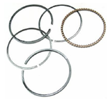 Piston Rings 150cc 57.00mm 4-Stroke Sold Per Set Fits Most GY6-150, ATVs, GoKarts, Scooters