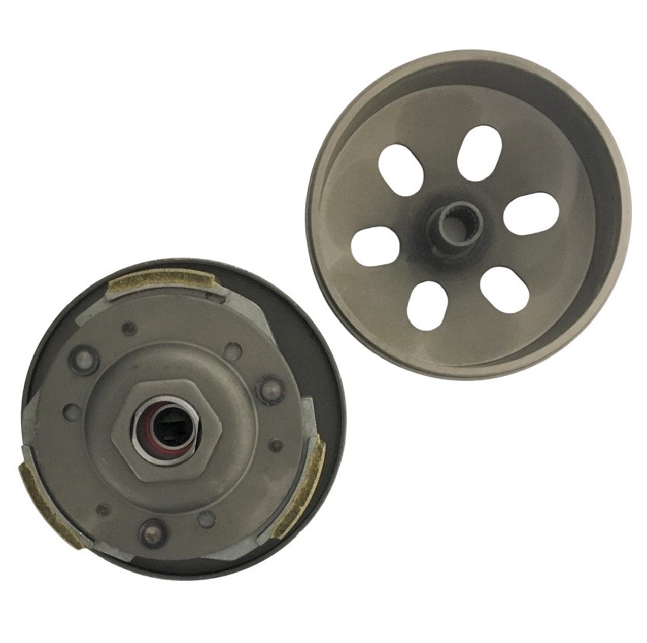 Rear Drive Clutch-Driven Pulley GY6-125, GY6-150 Chinese ATVs, GoKarts, Scooters Bell ID=125mm, Shaft =15mm, Splines=19