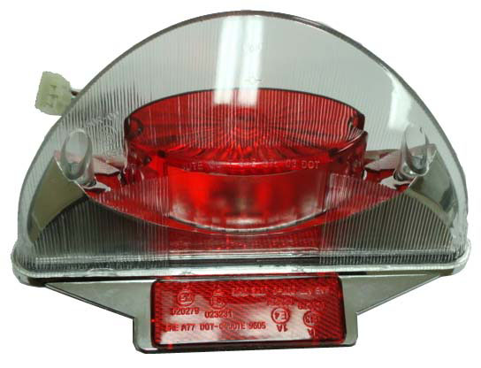 Tail Light (SCOOTER) 3 Bolt 3 Pin in 3 Pin Jack 210 x 60 x 105 Fits E-Ton Sport 150, Scooters + More