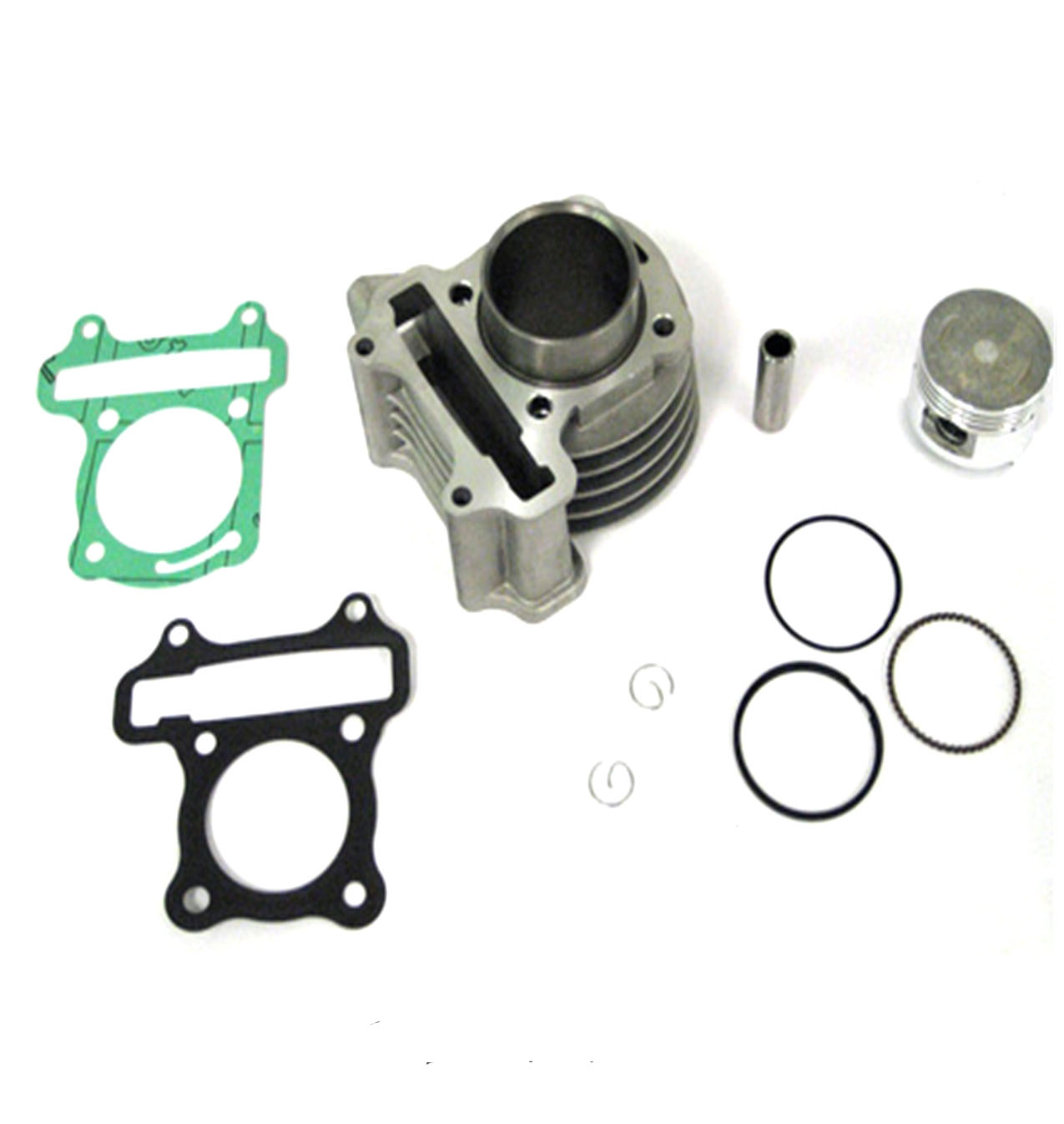 60cc (High Performance) Cylinder Piston Top End Kit For GY6-50 QMB139 Chinese Scooter Motors. Bore=44mm