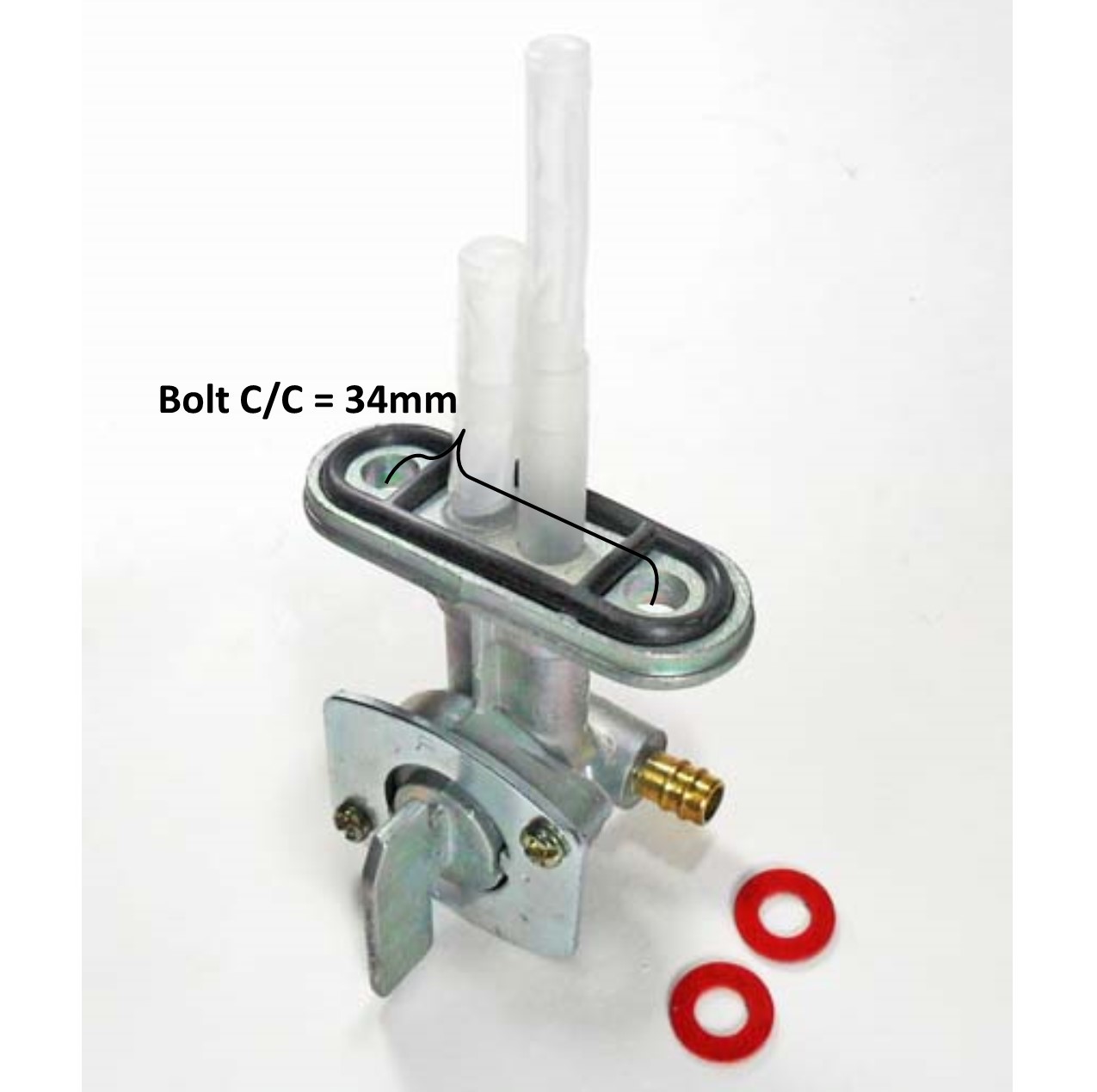 Fuel Valve 3/16" Fits Many Japanese & Chinese ATVs Bolts c/c= 34mm - Click Image to Close