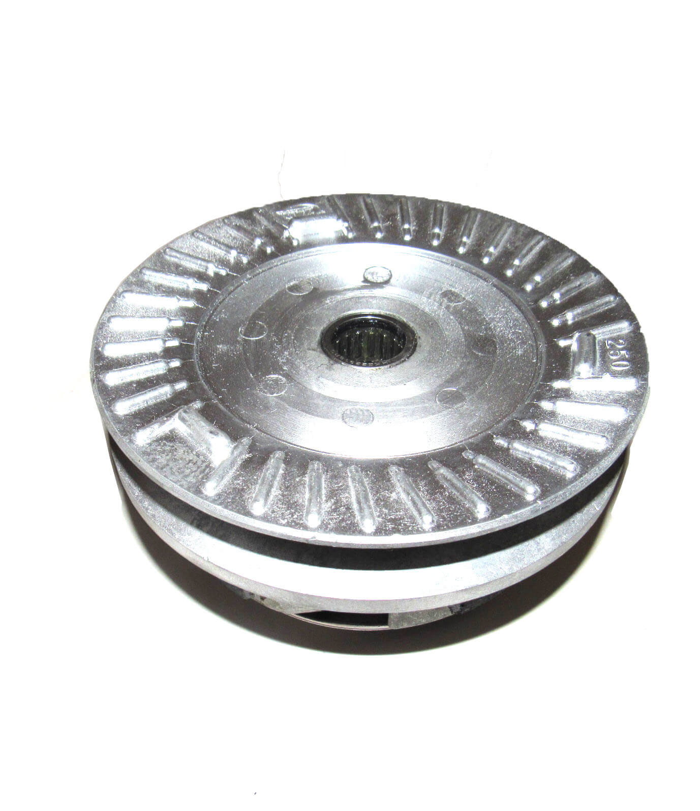Rear Drive Clutch-Driven Pulley Fits Most 250-300cc GY6 Chinese ATVs, GoKarts, Scooters, UTVs Bell ID=135 Shaft=15 Splines=19