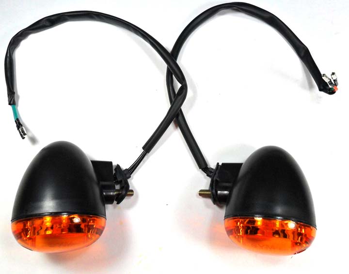 Turn Signal (Pair) Lens=63mm 2 Wire