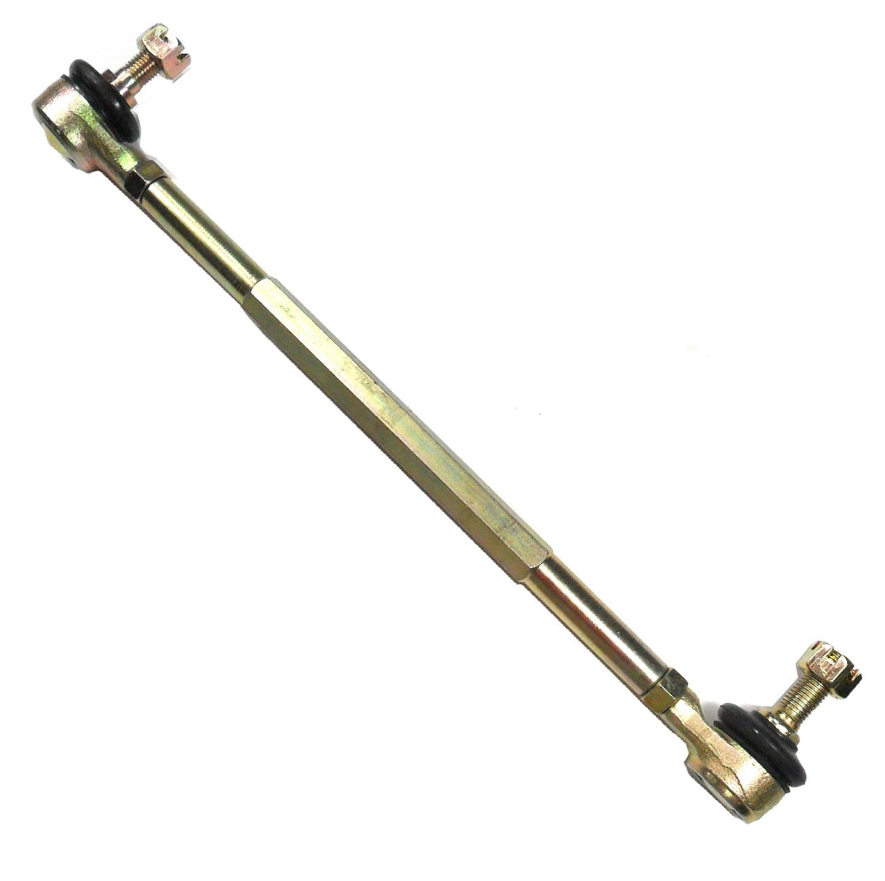 Tie-Rod Assembly Rod Threads=10mm, Ball Joint Threads= 10mm Ball Joints Ctr-to-Ctr (min/max)= 10.5 in / 11.75 in