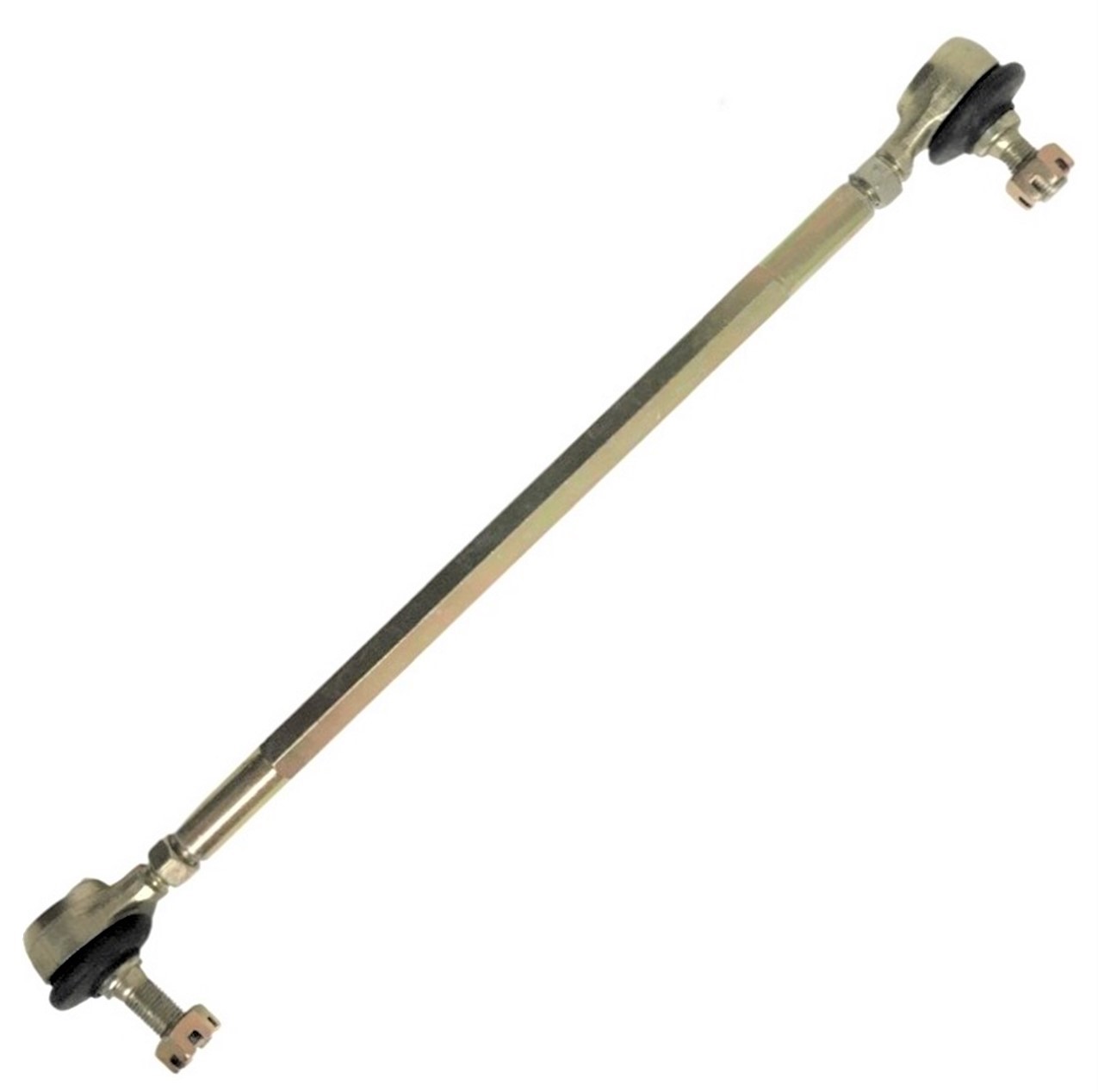 Tie-Rod Assembly Rod Threads= 10mm, Ball Joint Threads= 10mm Ball Joints Ctr-to-Ctr (min/max)= 13.50 in/14.75 in