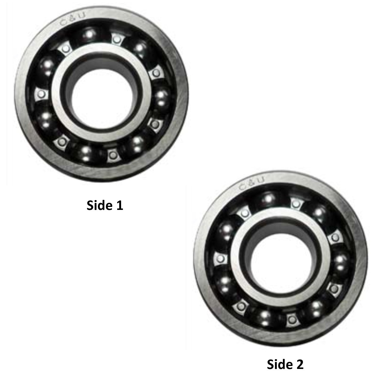 Bearings (Open Sides) Sold Individually