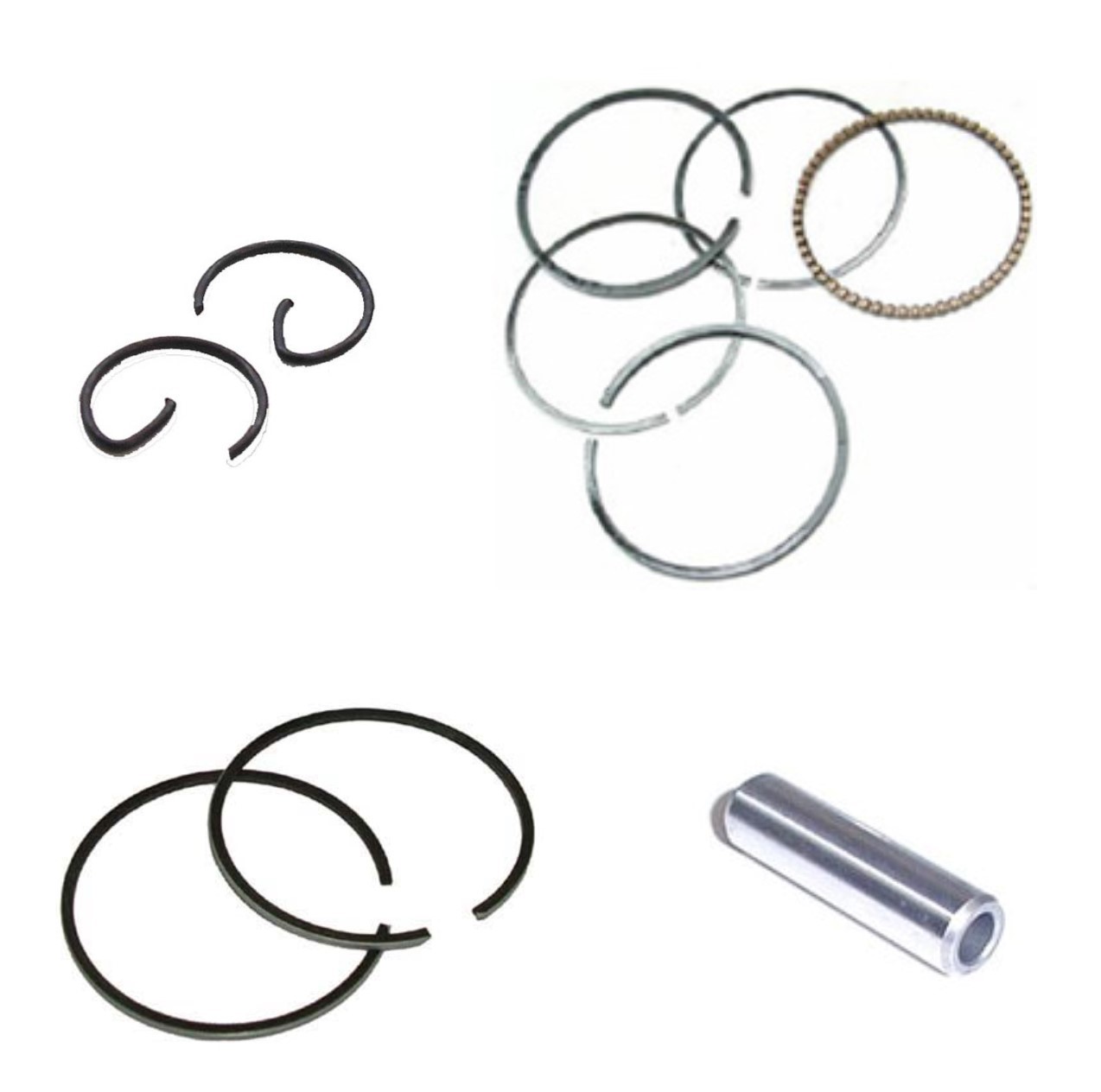 Piston Rings (2 and 4 Stroke) Honda Type,GY6,QMB,Jog,+More For 40-300cc Engines