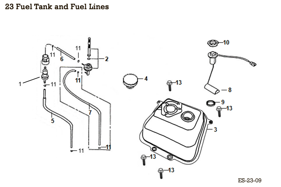  Fuel Tank and Fuel Lines