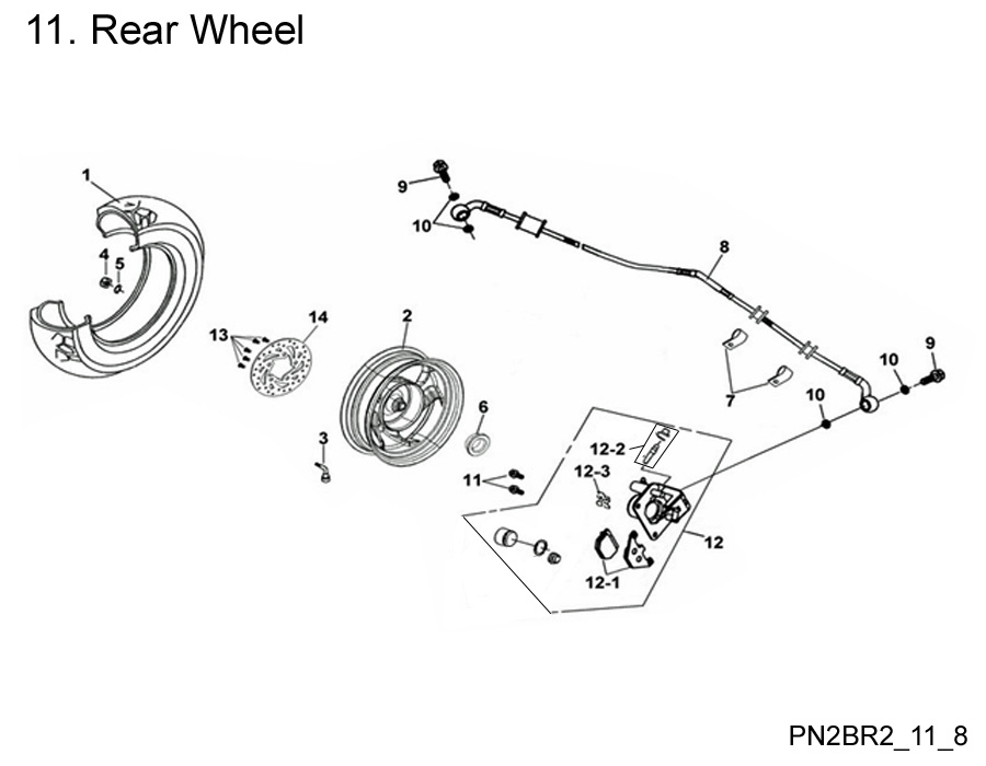  Rear Wheel