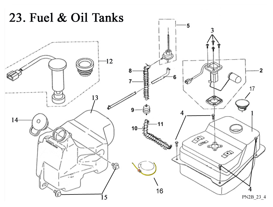 Fuel & Oil Tanks