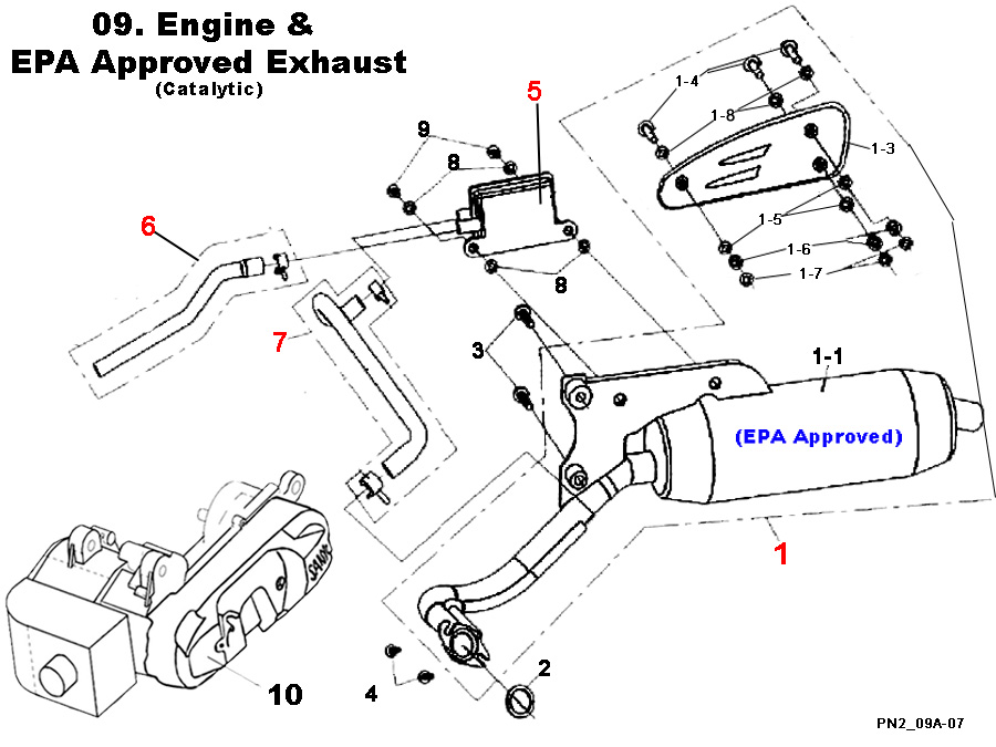  Engine & EPA Approved Exhaust