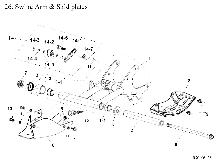  Swing Arms and Skid Plates
