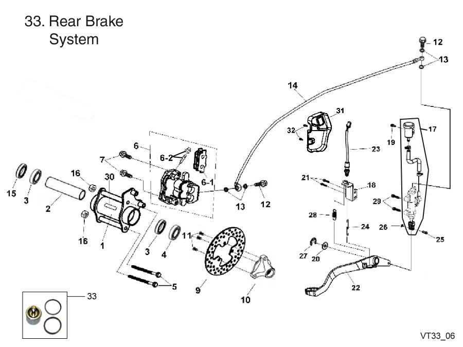 Rear Brake System