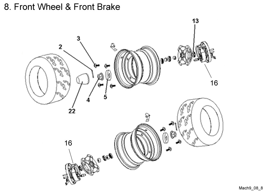  Front Wheel and Front Brake
