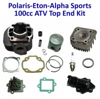 Polaris-Eton-Alpha Sports 100cc Big Bore 54mm 2 Stroke Top End Cylinder Kit Upgrade from 90cc to 100cc
