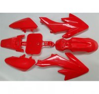 Dirt Bike Plastic Set (Red)