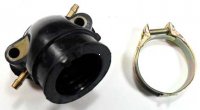 INTAKE MANIFOLD Fits GY6-125, GY6-150 ATVs, GoKarts, Scooters, UTVs ID=22 ID=32 Bolts C/C=45mm Bolt Height=34mm 2 Nipple