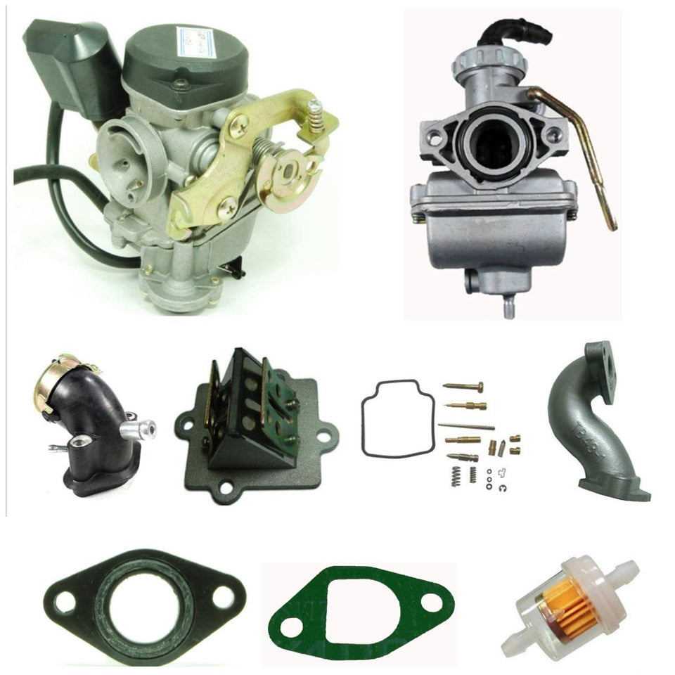 Carburetors, Intakes, Jets, Reeds, Insulators, & More