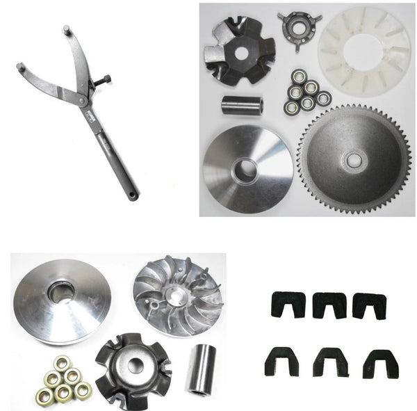 Front Clutch Variators, Clips, Fans, & Holders