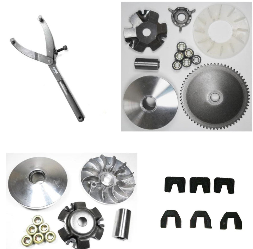 Front Clutch Variators, Clips, Fans, & Holders