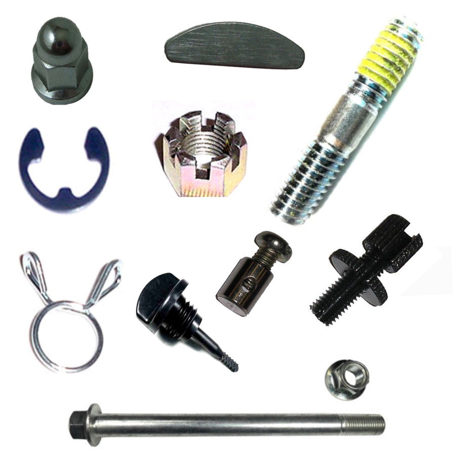 Hardware, Studs, Axle Bolts, & Adjusters