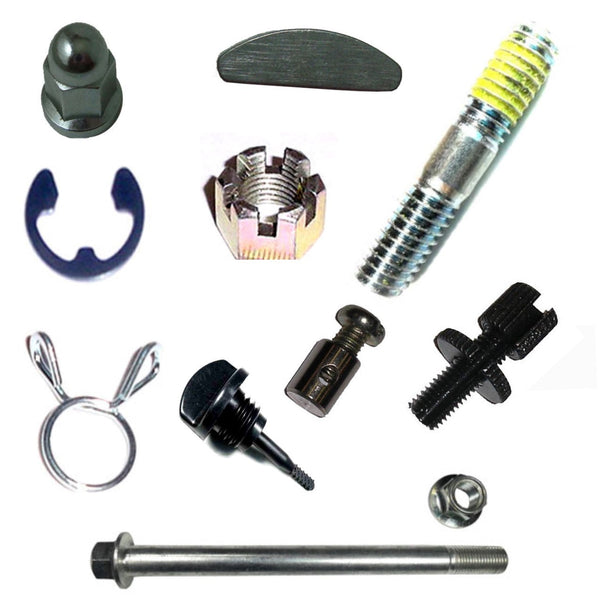 Hardware, Studs, Axle Bolts, & Adjusters
