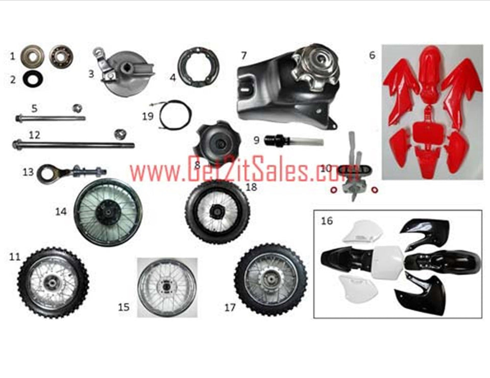 Dirt Bike Parts >  Fast Moving Parts