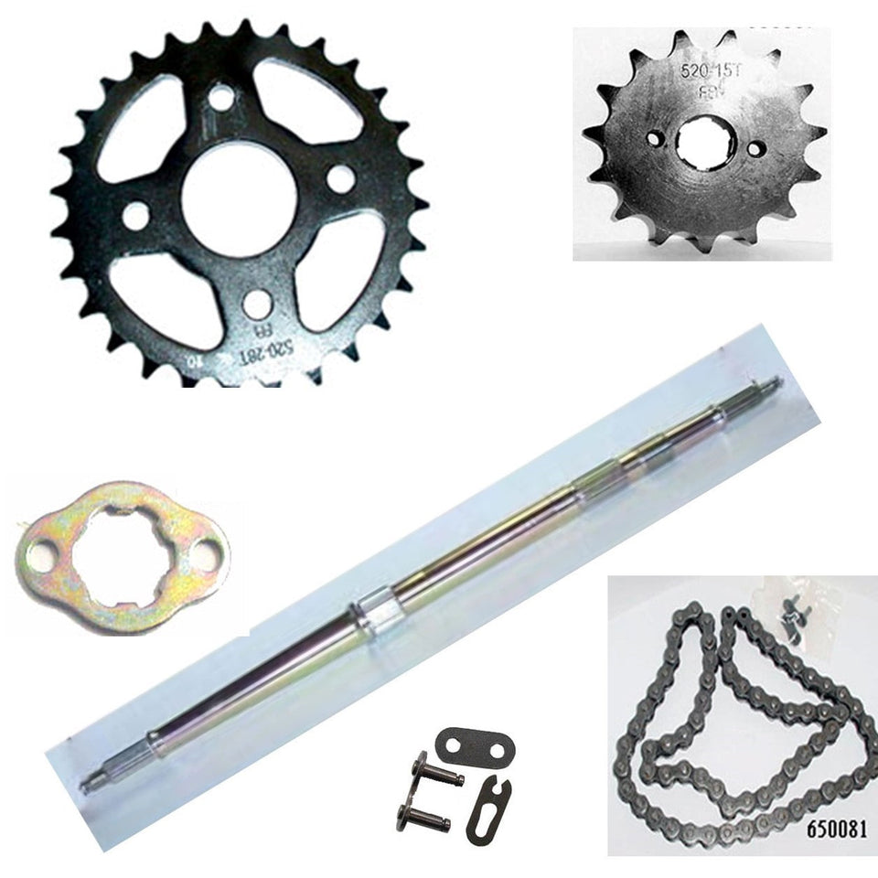 ATV & UTV Parts > Eton> Thunder 90, AXL-90, NXL-90 (Vin: 9EB,9EC-9ED) >  Chains - Sprockets - Adjusters