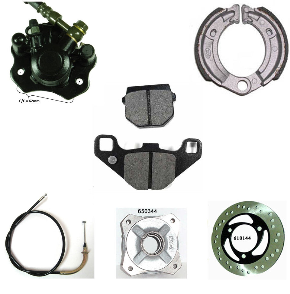 Scooter Parts>Eton> 50cc Matrix PN2H Vin: 5VA > Disc Brake Pads - Brake Shoes - Cables-Lines & Parts
