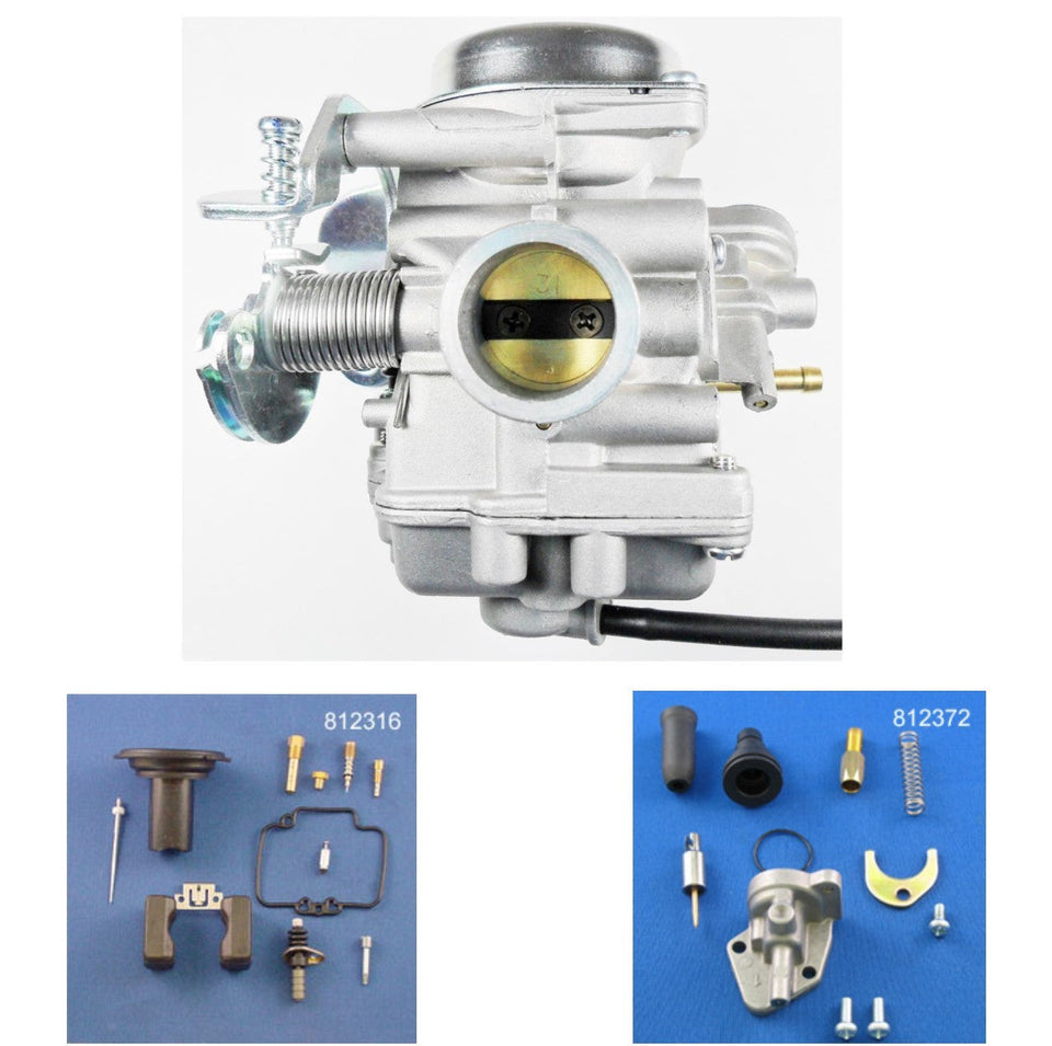 TK Carburetors (Eton-Yamaha) - 4 Stroke 50-300cc ATVs, Scooters, & Go Karts