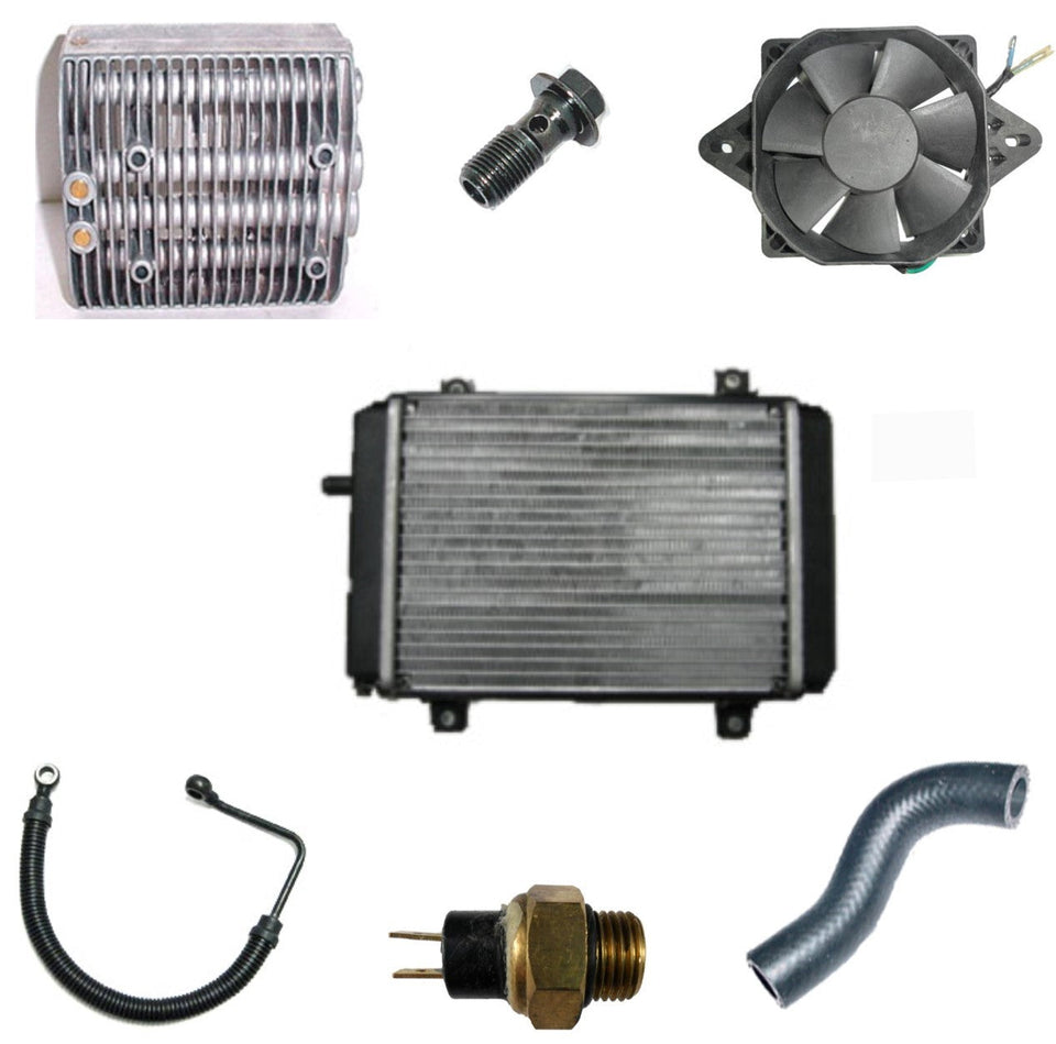 Radiators, Oil Coolers, & Parts for ATVs, Scooters, & GoKarts