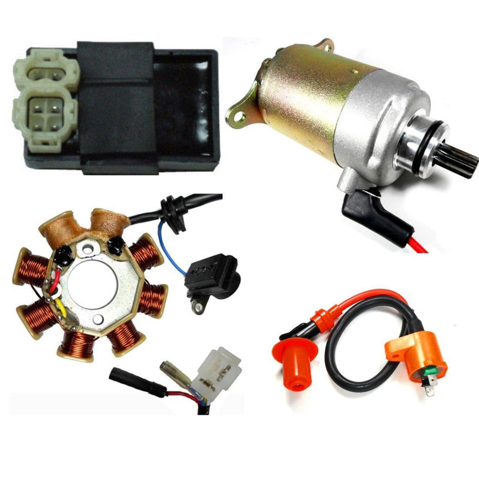 GY6 170cc, 180, 200cc - Starters – Stators – Coils – Switches – More