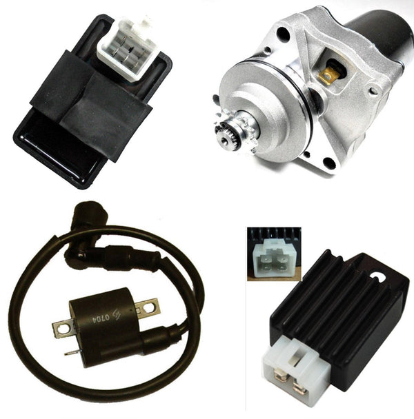 Electrical Parts, Starters, CDI, Coils, Relays, Stators - 110cc ATVs & Dirtbikes