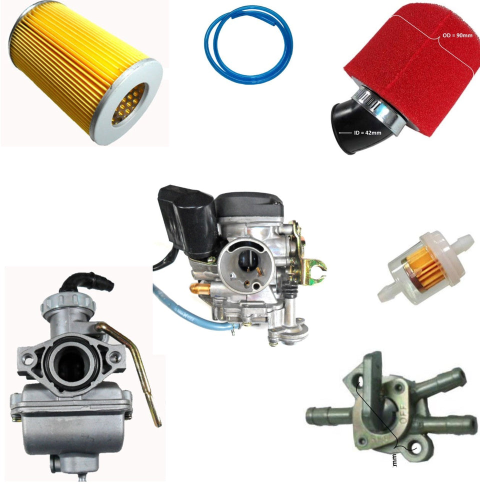 Scooter Parts>Vitacci>  Spark 150 > Carburetors - Air Filters - Fuel Valves