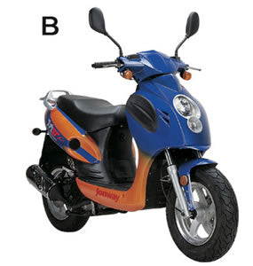  50cc Gator 50-E2 & 50R YY50QT-21 4-stroke