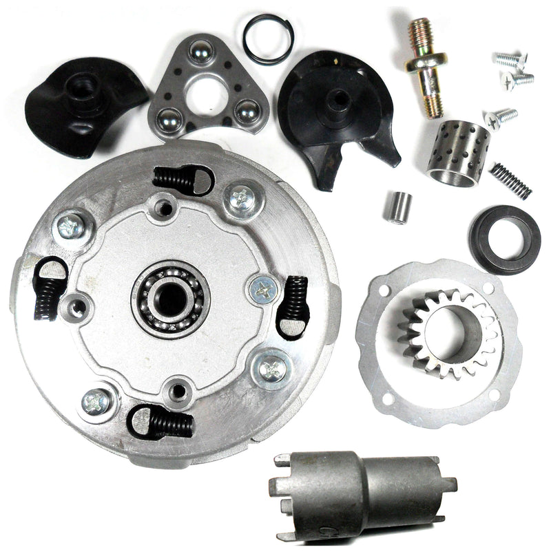 Chinese 70cc - 125cc Atv Clutch Assembly Semi Auto 17 Teeth With Clutch Nut Socket