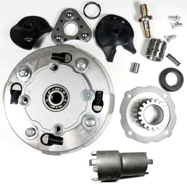 Chinese 70cc - 125cc Atv Clutch Assembly Semi Auto 18 Teeth With Clutch Nut Socket