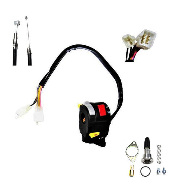 Manual Choke Kit  Fits E-Ton Impuls TXL50, TXL90, Lightning AXL50, Thunder AXL90, Viper RXL50-90cc ATVs  Click here for model listing and additional notes