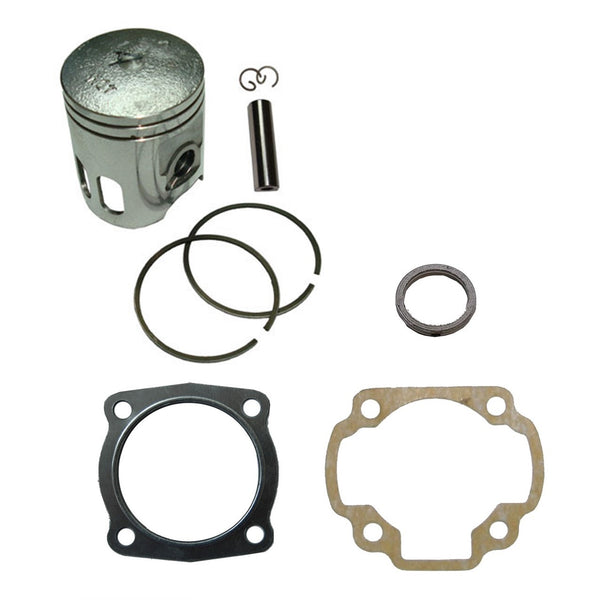 PISTON KIT with Gaskets 49cc 2-stroke Fits E-Ton Impuls TXL50, Lightning AXL50, Viper RXL50cc ATVs + 49cc Beamer, Matrix 50 Scooters Polaris, Alpha Sports, Dinli, Jog, Vento + More  B=40 Pin=10 H=49  Ctr Pin To Top = 26mm