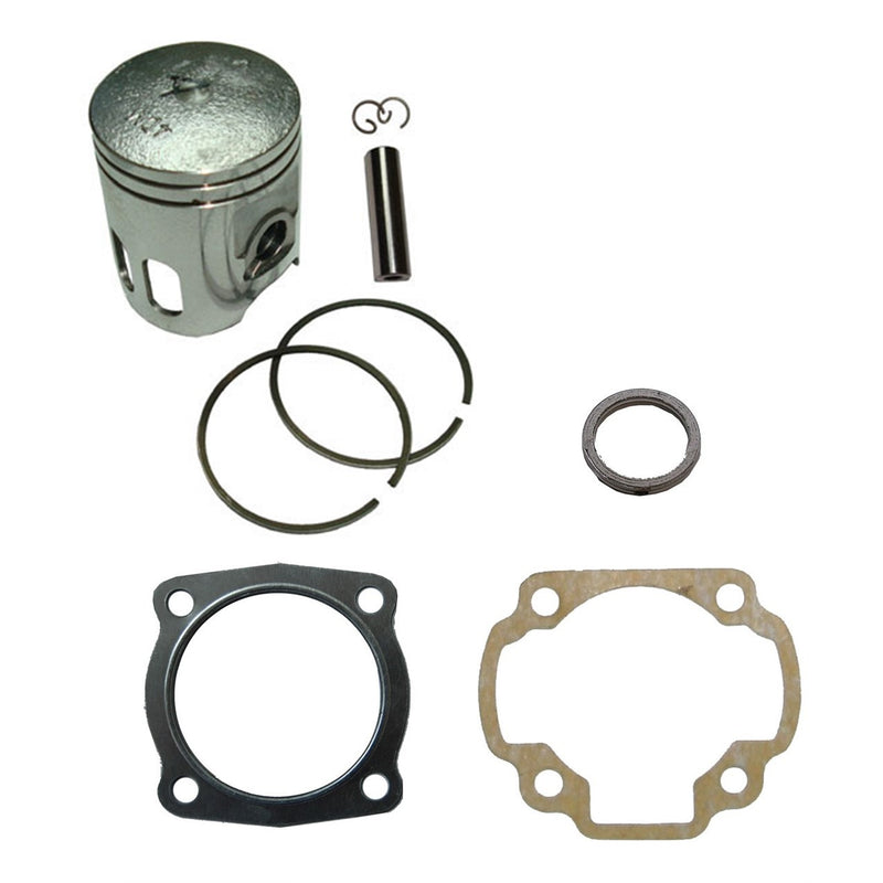 PISTON KIT with Gaskets 49cc 2-stroke Fits E-Ton Impuls TXL50, Lightning AXL50, Viper RXL50cc ATVs + 49cc Beamer, Matrix 50 Scooters Polaris, Alpha Sports, Dinli, Jog, Vento + More  B=40 Pin=10 H=49  Ctr Pin To Top = 26mm