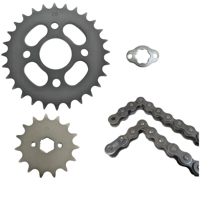Eton 70cc & 90cc 2-Stroke ATV Sprocket & Drive Chain Kit