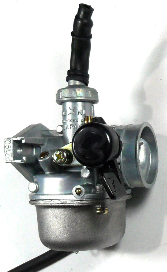 Carburetor PZ19 Manual Choke Lever LH with Insulator & Paper GasketFits Coleman 70DX, 125DX, Tao Tao, Coolster, Peace, Icebear, + More Dirt Bikes, ATVs, GoKartsIntake ID=16 Air Box OD=35 Bolts Ctr To Ctr 48mm