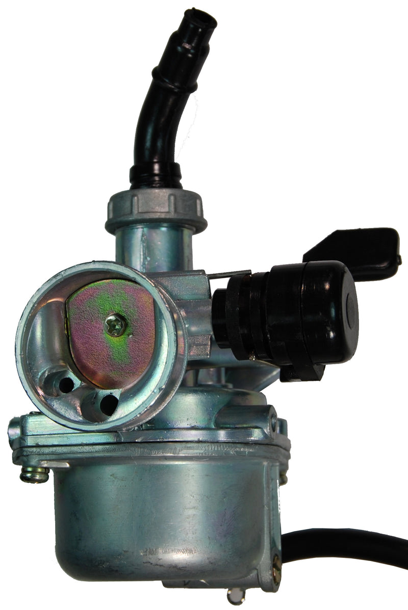 PZ19 Carburetor with Insulator & Paper Gasket50-125CC ATV, Dirtbike  Manual Choke  Intake ID=19 Air Box OD=35  Bolts c/c=48mm
