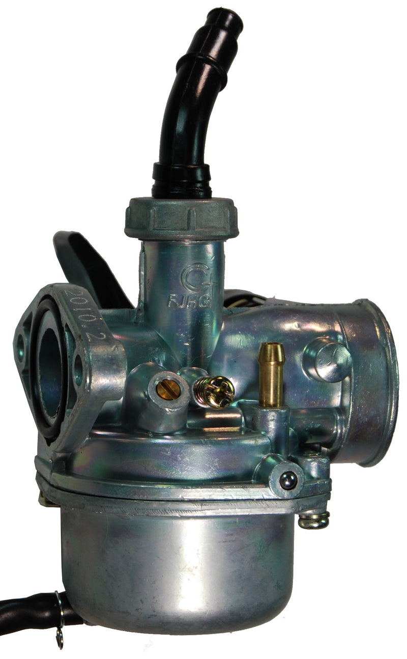 PZ19 Carburetor with Insulator & Paper Gasket50-125CC ATV, Dirtbike  Manual Choke  Intake ID=19 Air Box OD=35  Bolts c/c=48mm