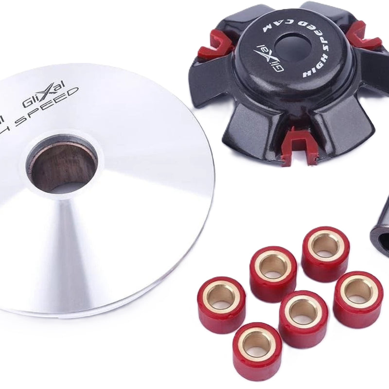 High Performance ATV & GoKart Clutch & Belt Kit - 150cc  Front Clutch Variator, Rear Clutch Pulley,  PowerLink Drive Belt & Belt Cover Gasket  Increased Performance Potential