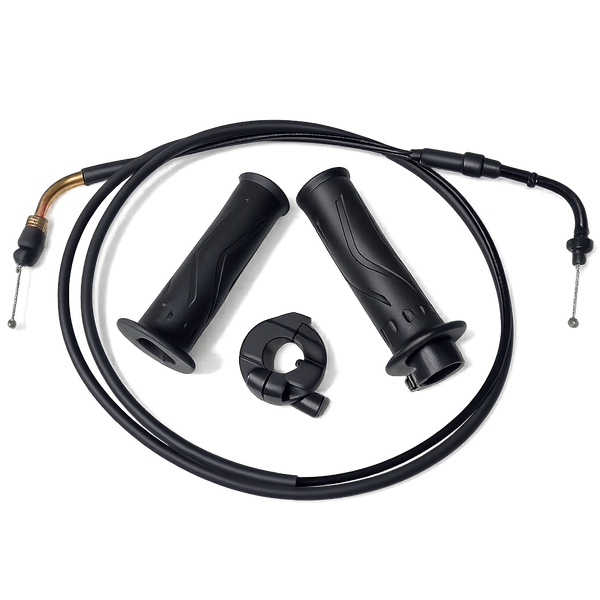 GY6 Throttle Cable, Handlebar Grip Set & Throttle Cable Housing Kit