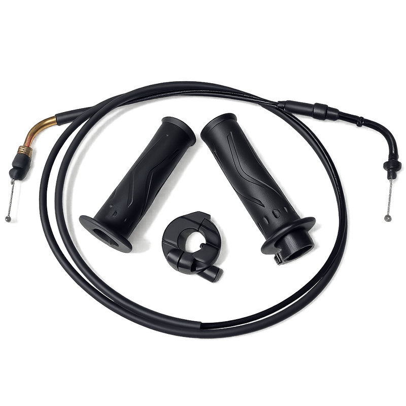 GY6 Throttle Cable, Handlebar Grip Set & Throttle Cable Housing Kit
